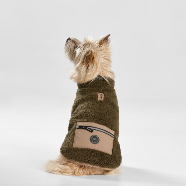 Snooza - Teddy Pocket Coat – Khaki/Fawn