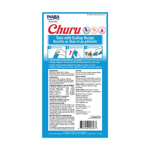 Churu Cat Treats – 6 Multi-Packs (24 Tubes Total)