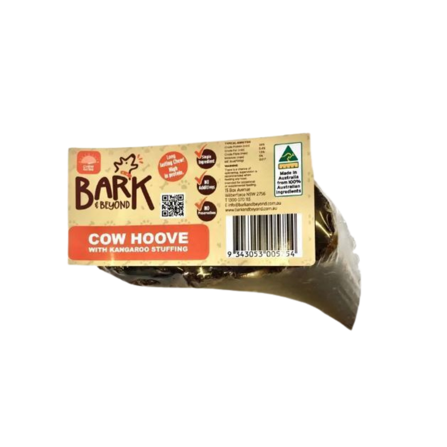 Bark & Beyond - Stuffed Cow Hoof Dog Treat