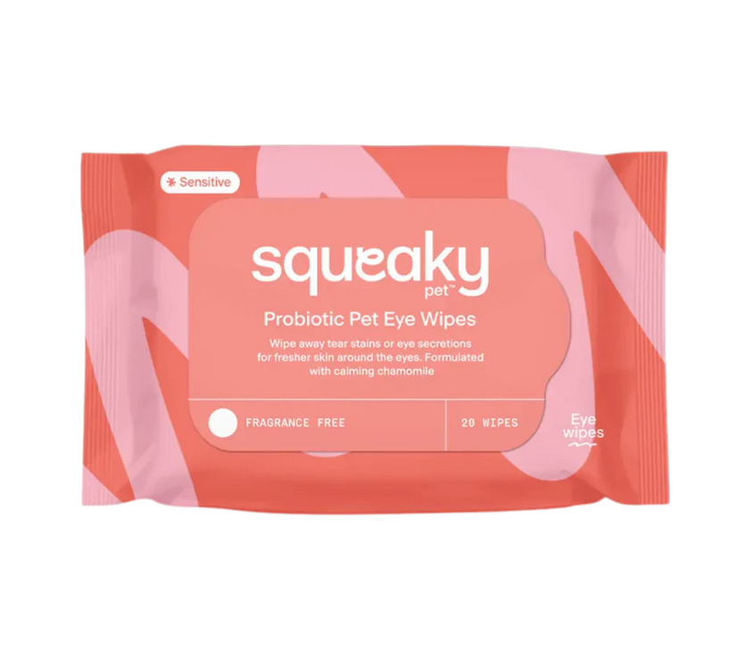 Squeaky – Probiotic Pet Eye Wipes