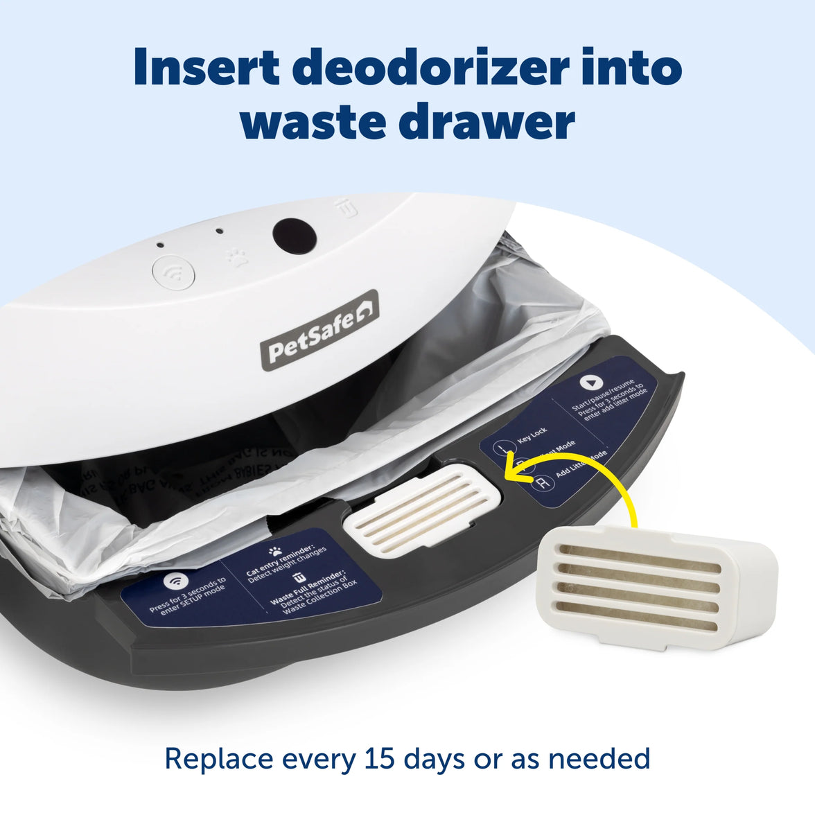 PetSafe – ScoopFree SmartSpin Self-Cleaning Litter Box Deodorizer