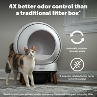 PetSafe ScoopFree SmartSpin Self-Cleaning Litter Box – Automatic Cat Litter System with App Tracking
