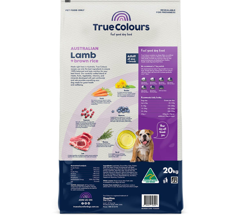 Adult Dog – Australian Lamb + Brown Rice
