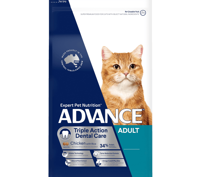 Triplex Advanced Advance Cat Food for Adult Cat | Triple Action Dental Care