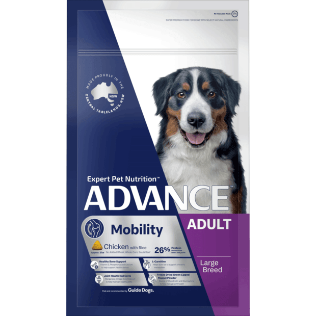 advance mobility dog food