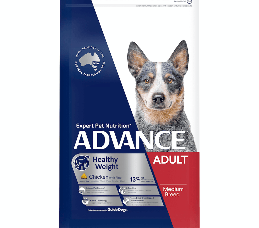 Advance – Adult Dog – Medium Breed – Healthy Weight - The Pet Standard