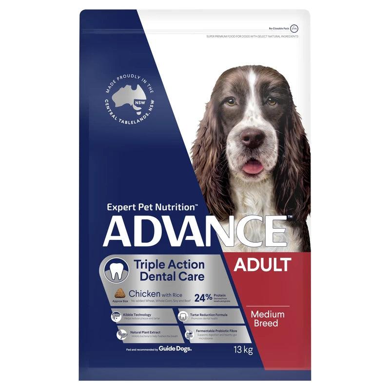 Advance – Adult Dog – Medium Breed – Triple Action Dental Care - The Pet Standard