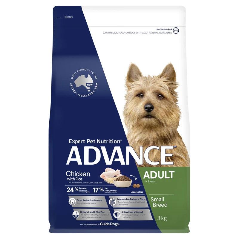 advance small breed dog food 8kg