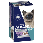 Advance Wet Cat Food, 7 Pack Trays for Adult Cat