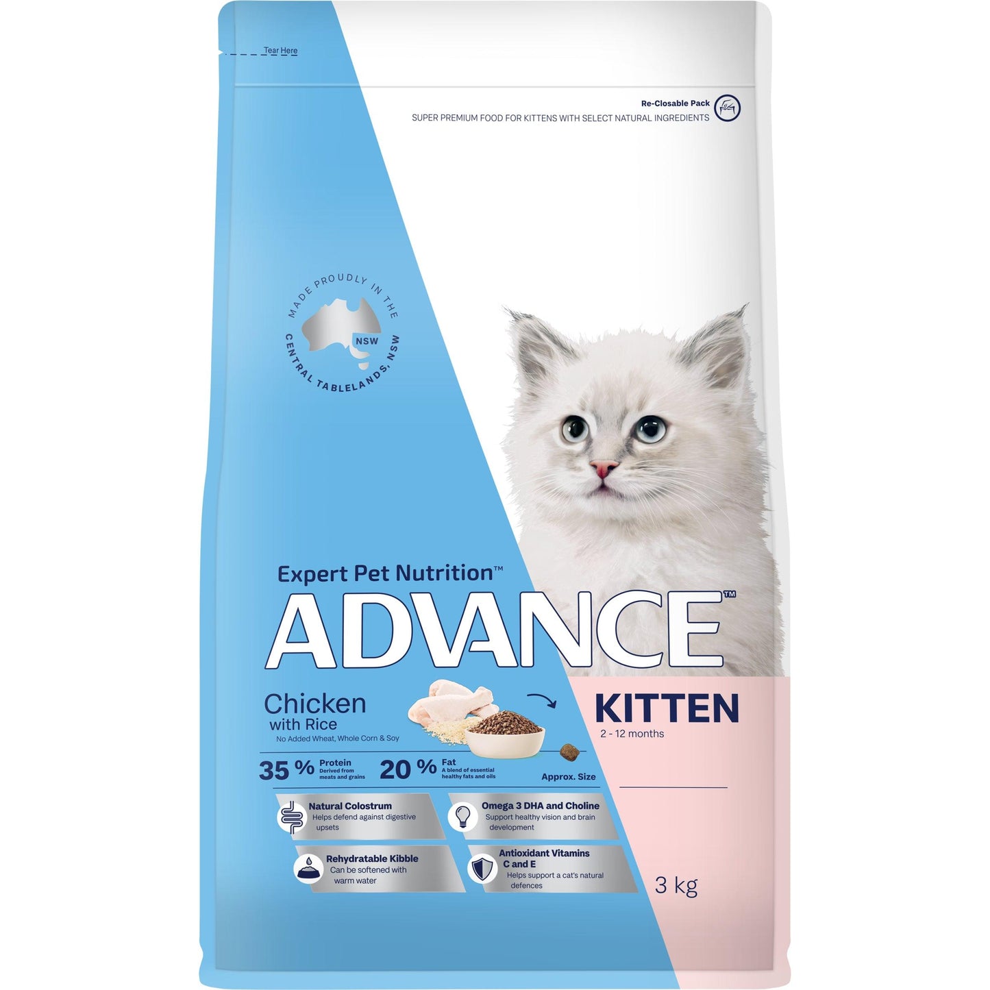 Advance – Kitten – Chicken with Rice - The Pet Standard