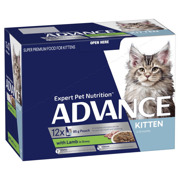 Advance Wet Cat Food, 7 pack Trays for Kitten