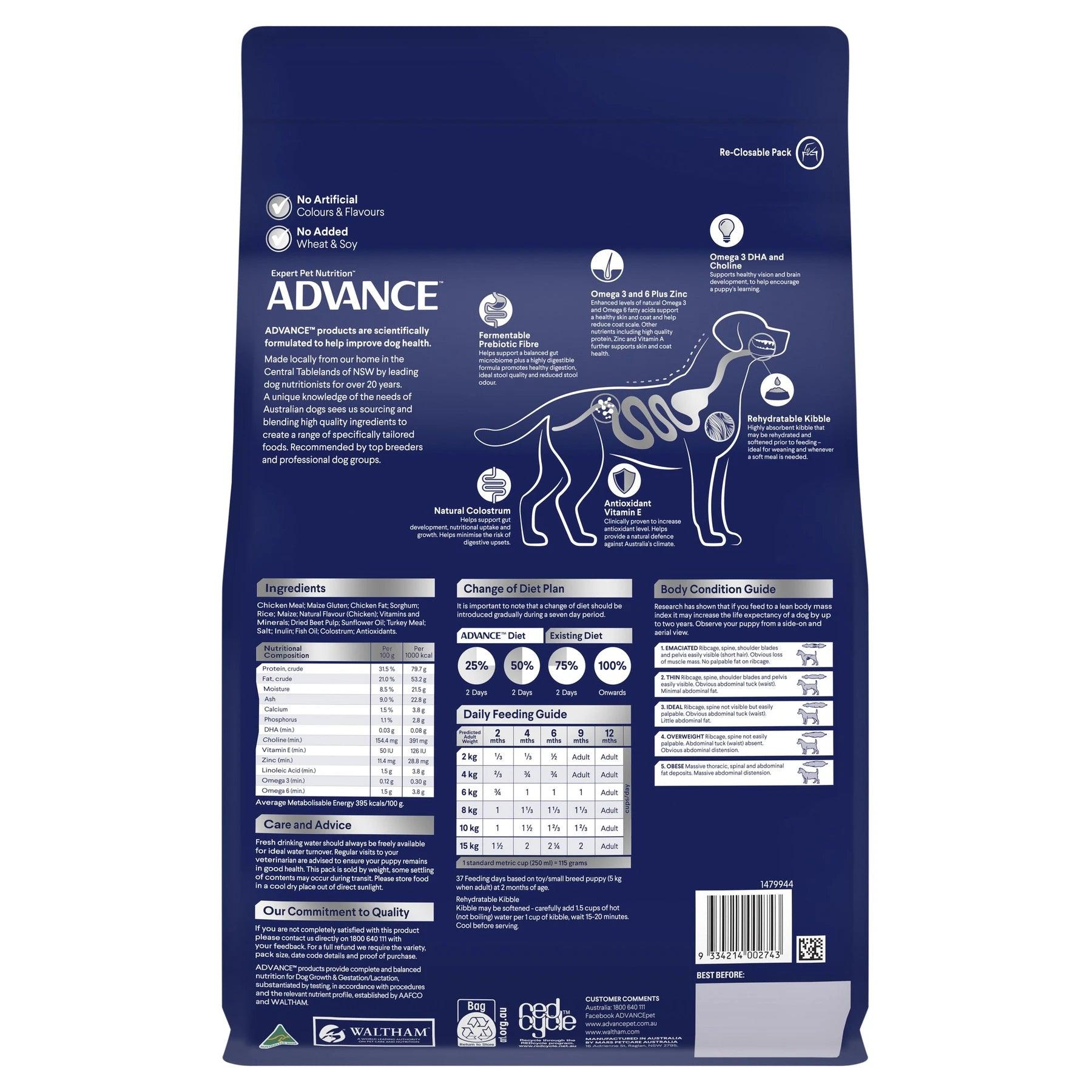 Advance Puppy Food Small Breed