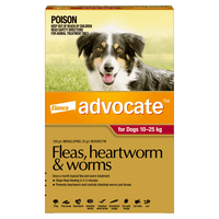 Advocate – For Dogs – Fleas, Heartworm & Worms – 1 Tube - The Pet Standard