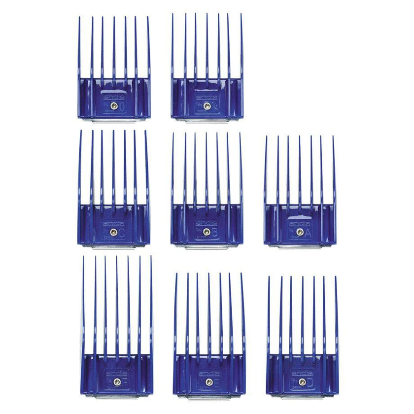 Andis – Clipper – Comb Large – 8 Piece Set - The Pet Standard