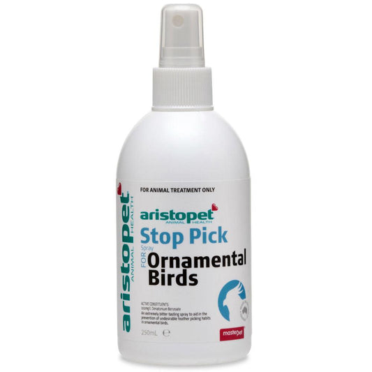 Aristopet – Stop Pick Spray – Ornamental Birds - The Pet Standard