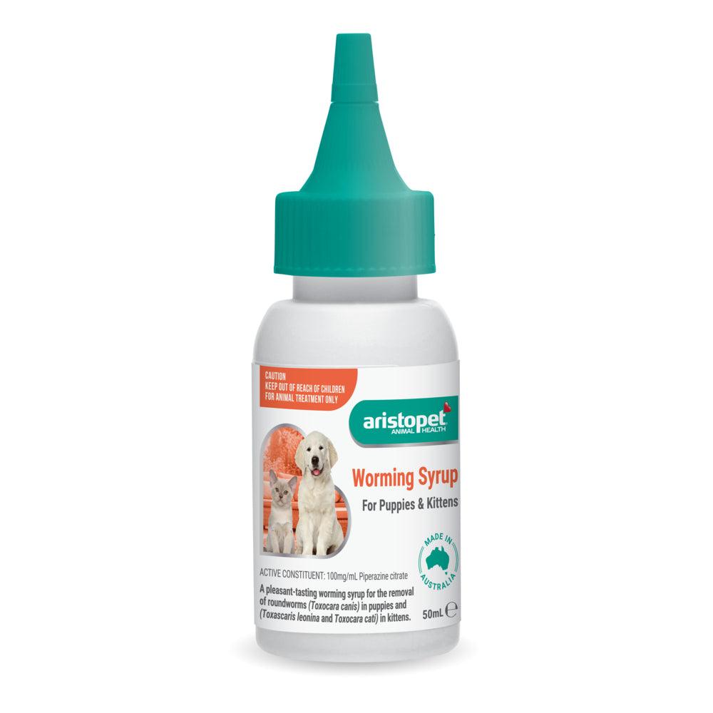 Aristopet – Worming Syrup for Puppies & Kittens - 50ml - The Pet Standard