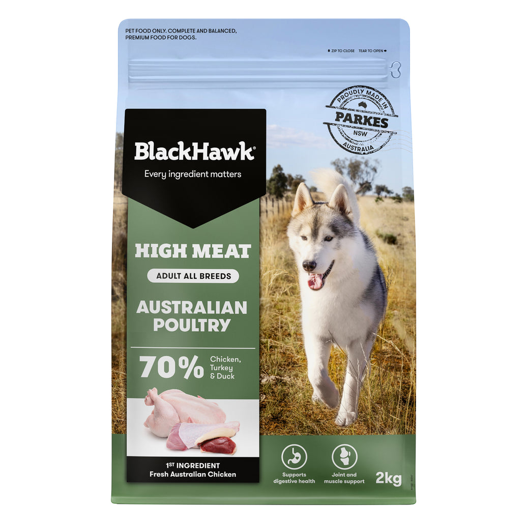 Adult Dog Food – High Meat – Australian Poultry
