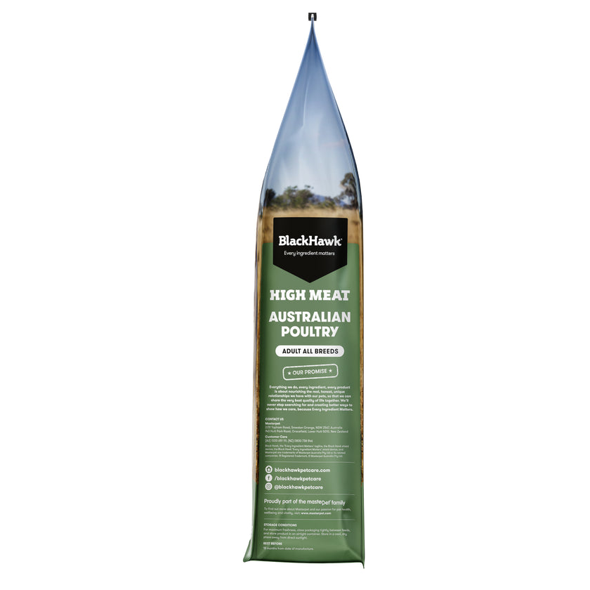 Adult Dog Food – High Meat – Australian Poultry