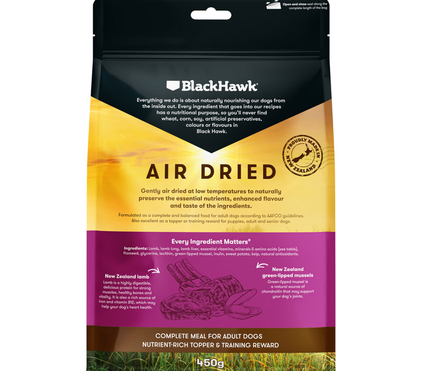 Adult Dog Food – Air Dried Lamb