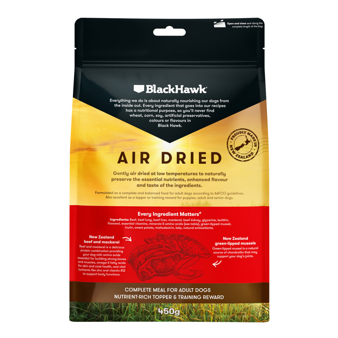 Adult Dog Food – Air Dried Beef & Mackerel