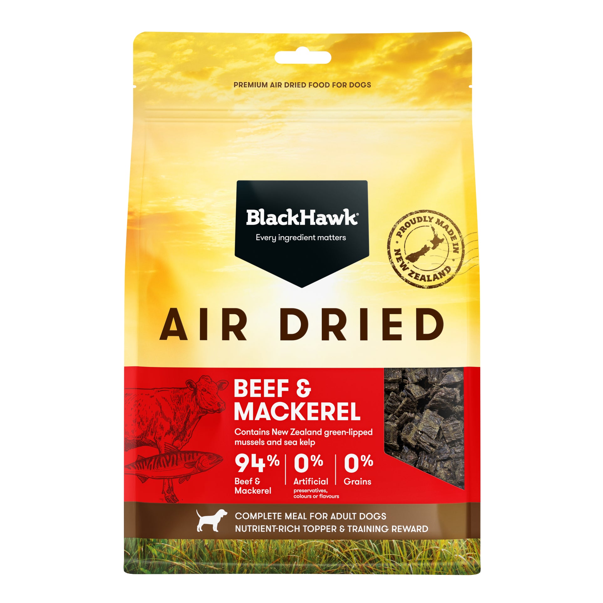 Adult Dog Food – Air Dried Beef & Mackerel