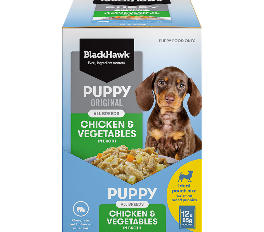 Black Hawk – Wet Food Pouches – Puppy