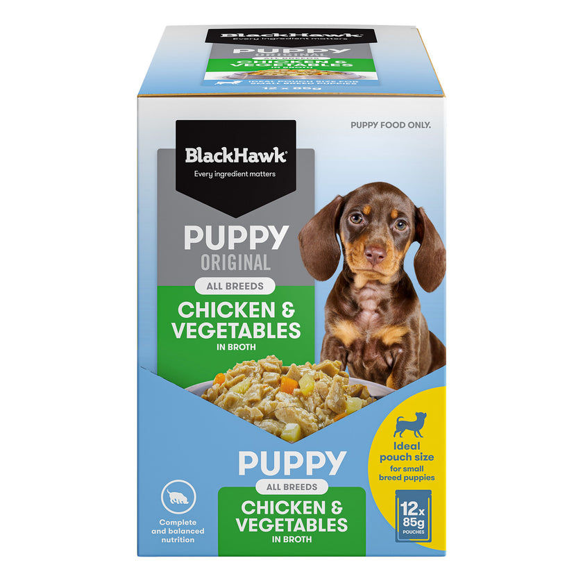 Black Hawk – Wet Food Pouches – Puppy