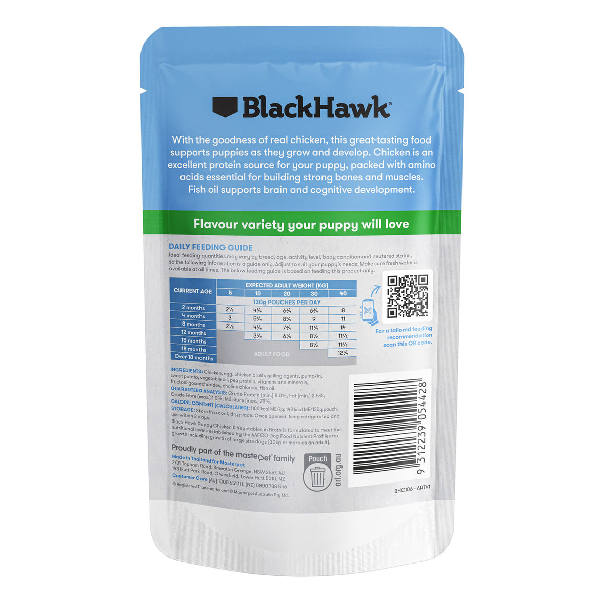 Black Hawk Wet Food Pouches