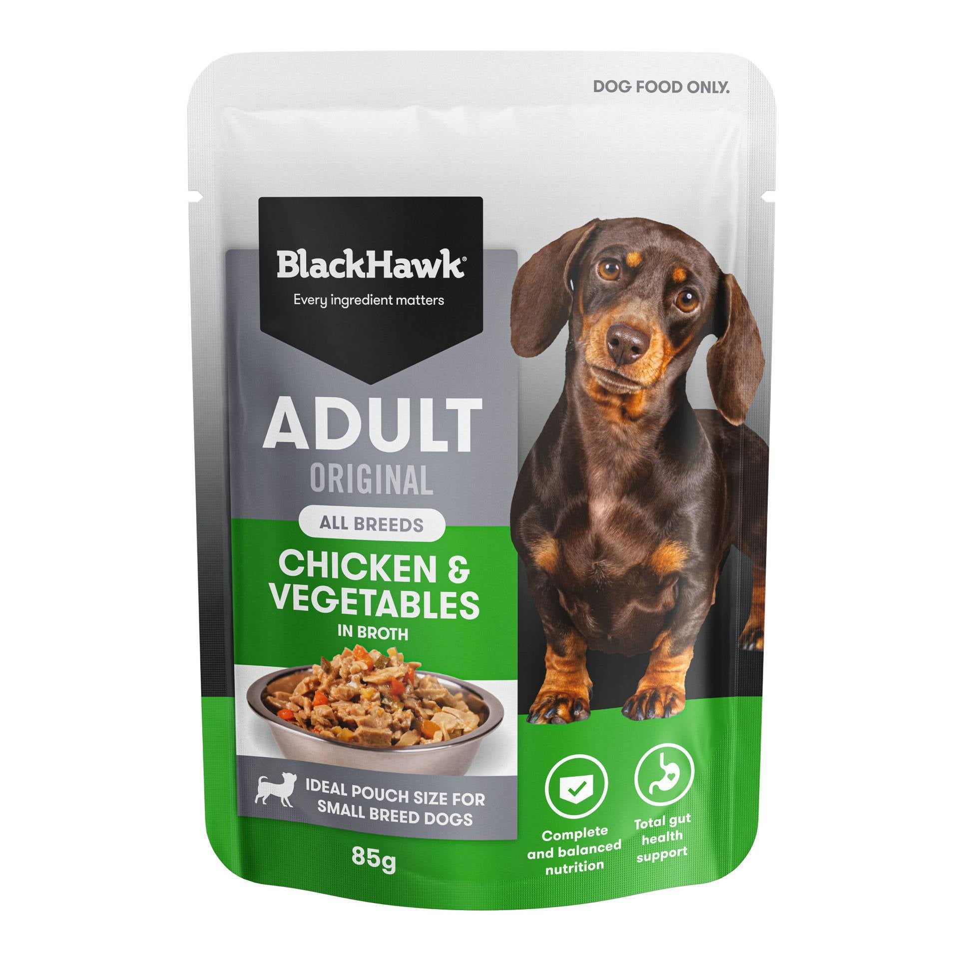Black Hawk – Wet Food Pouches – Adult Dog – Chicken & Vegetables - image 6