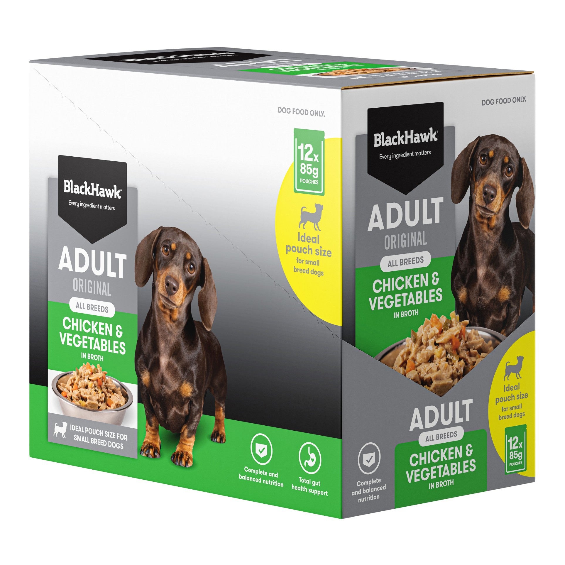 Black Hawk – Wet Food Pouches – Adult Dog – Chicken & Vegetables - image 7