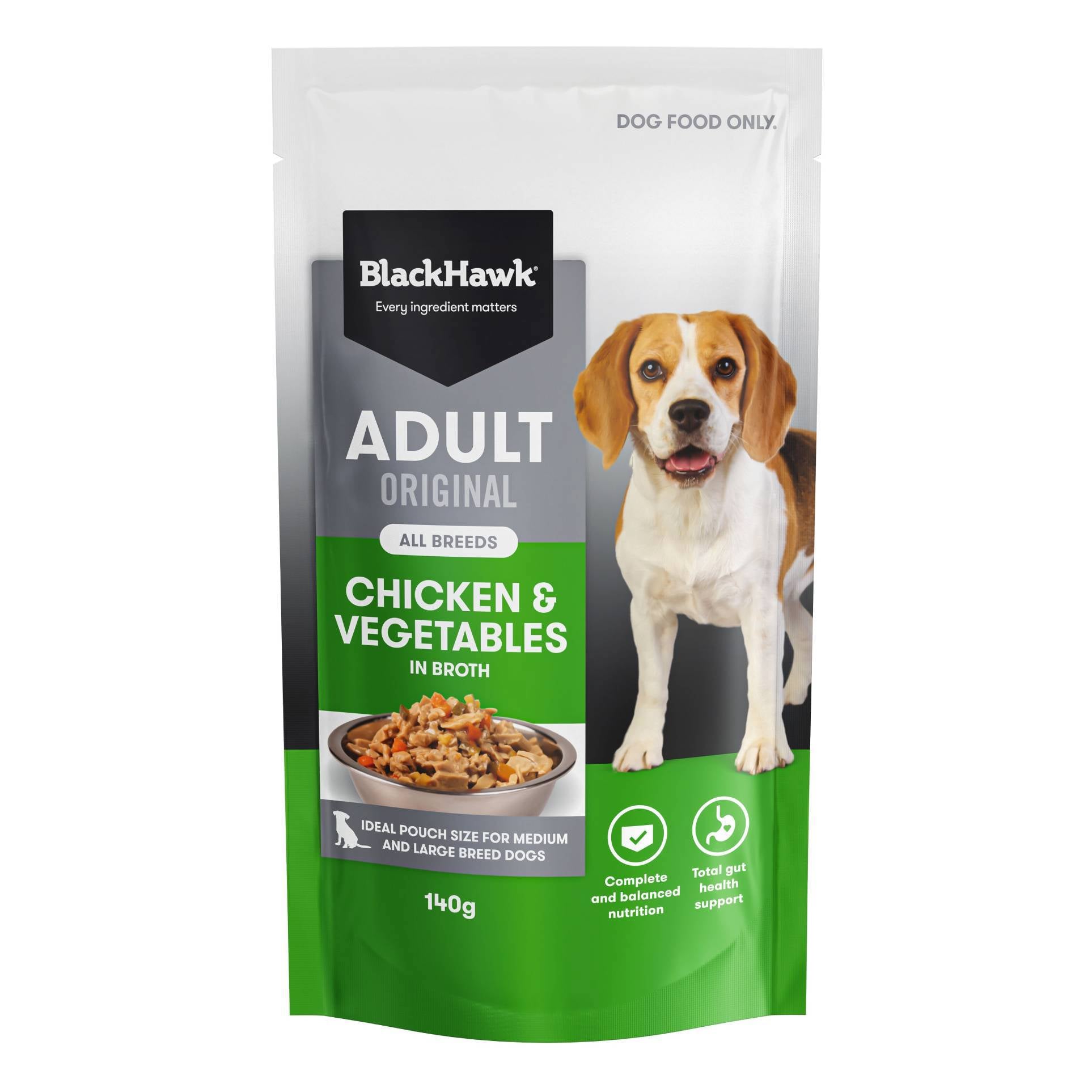Black Hawk – Wet Food Pouches – Adult Dog – Chicken & Vegetables - image 3