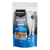 Black Hawk – Wet Food Pouches – Adult Dog – Fish & Vegetables