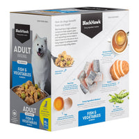 Black Hawk – Wet Food Pouches – Adult Dog – Fish & Vegetables