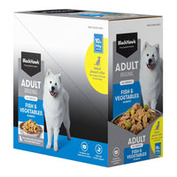 Black Hawk – Wet Food Pouches – Adult Dog – Fish & Vegetables