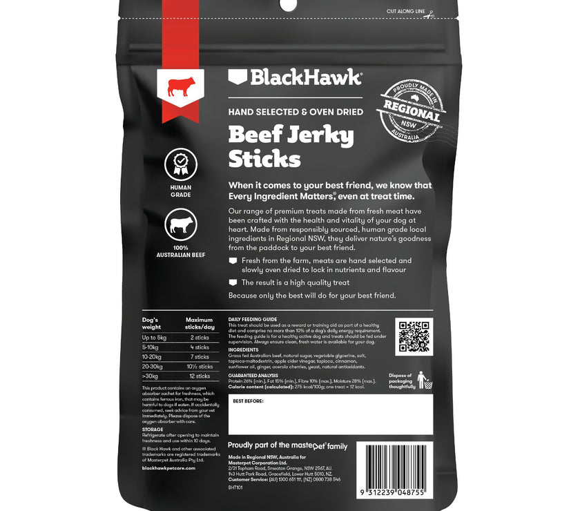 Black Hawk – Premium Dog Treats – Jerky Sticks