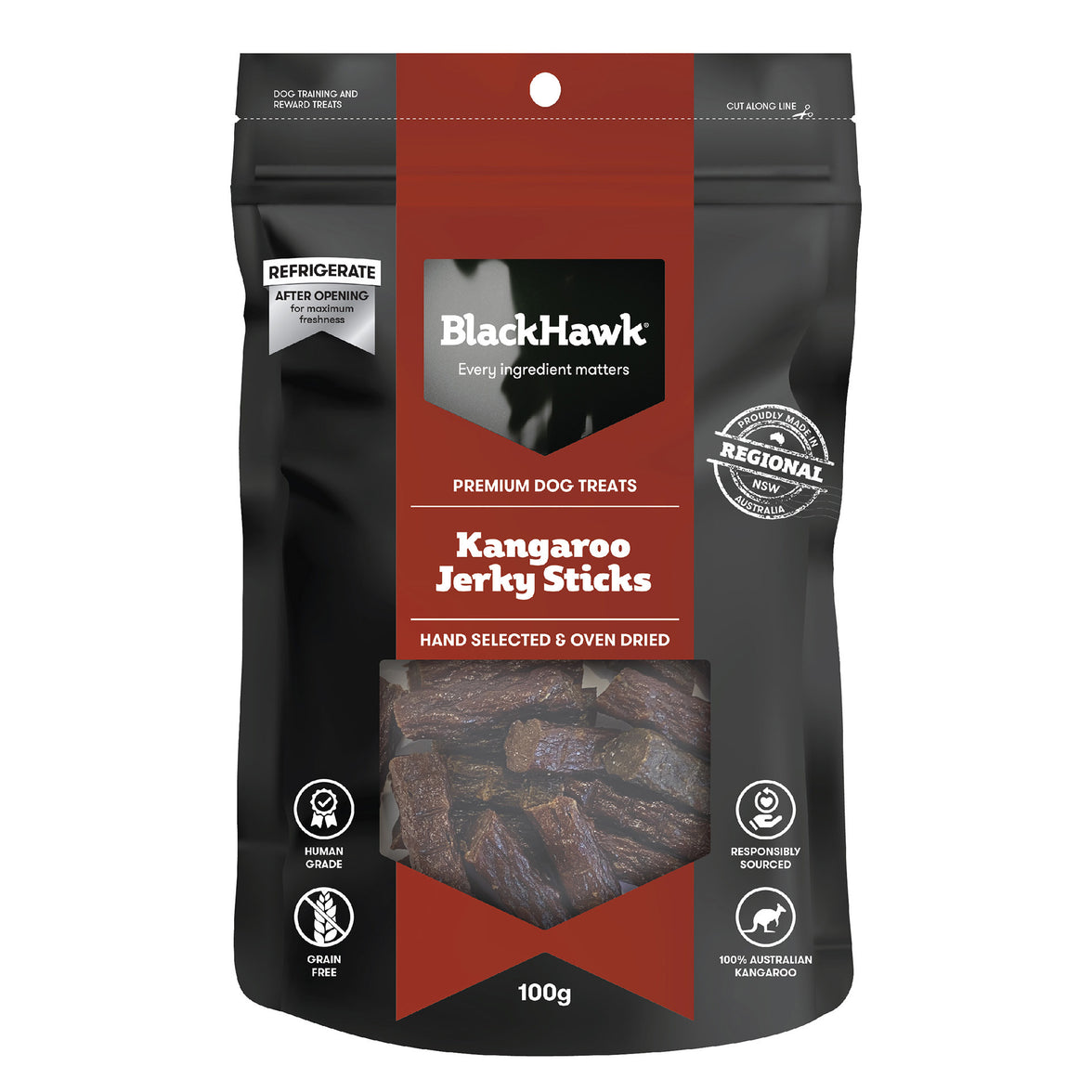 Black Hawk – Premium Dog Treats – Jerky Sticks