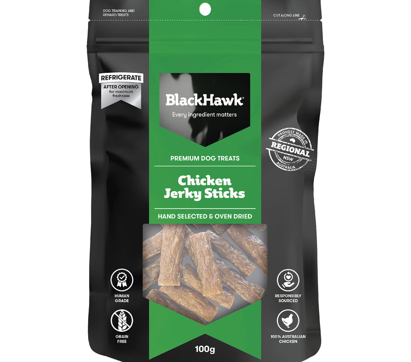 Black Hawk – Premium Dog Treats – Jerky Sticks