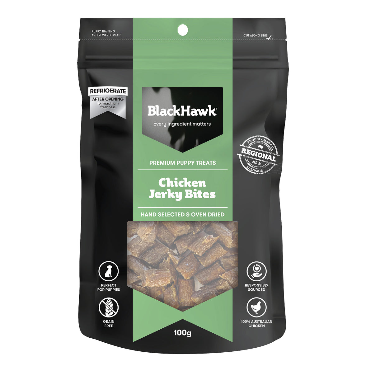 Black Hawk – Premium Puppy Treats – Jerky Bites