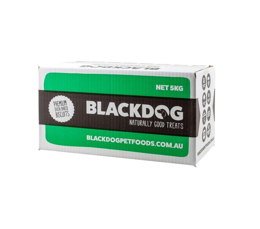 Black Dog – Oven Baked Biscuits – 5kg Box - The Pet Standard