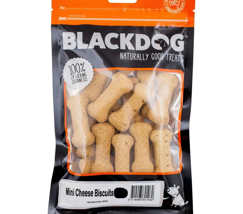 Black Dog – Oven Baked Mini Biscuits – 150g - The Pet Standard