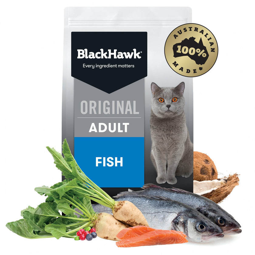 Black Hawk – Adult Cat – Fish - The Pet Standard