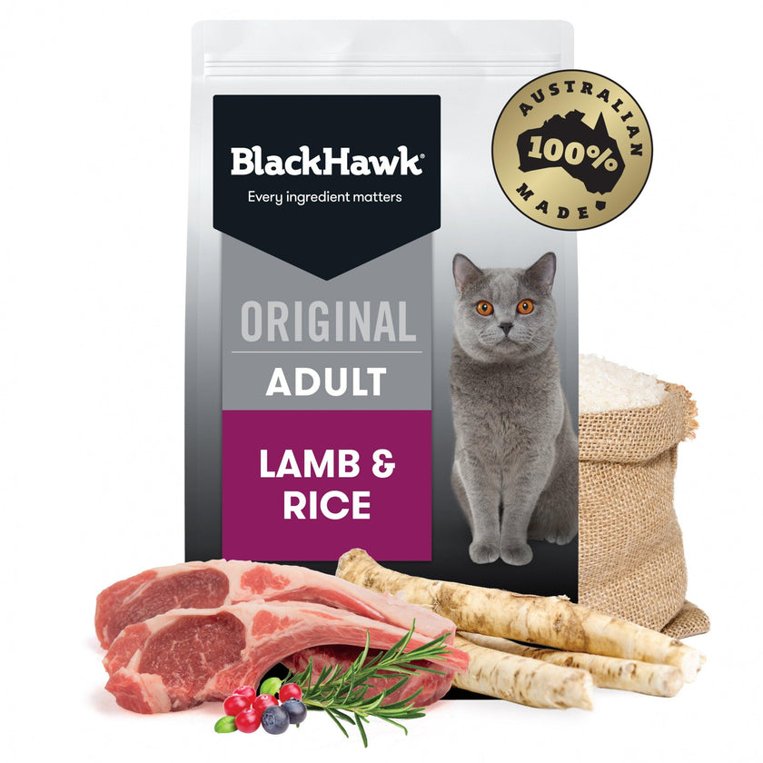 Black Hawk – Adult Cat – Lamb & Rice - The Pet Standard