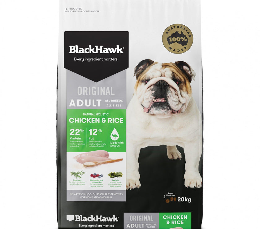 Black Hawk – Adult Dog – Chicken & Rice - The Pet Standard