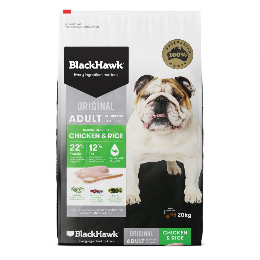 Black Hawk – Adult Dog – Chicken & Rice - The Pet Standard