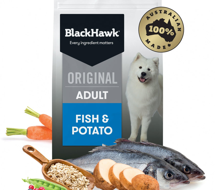 Black Hawk – Adult Dog – Fish & Potato - The Pet Standard