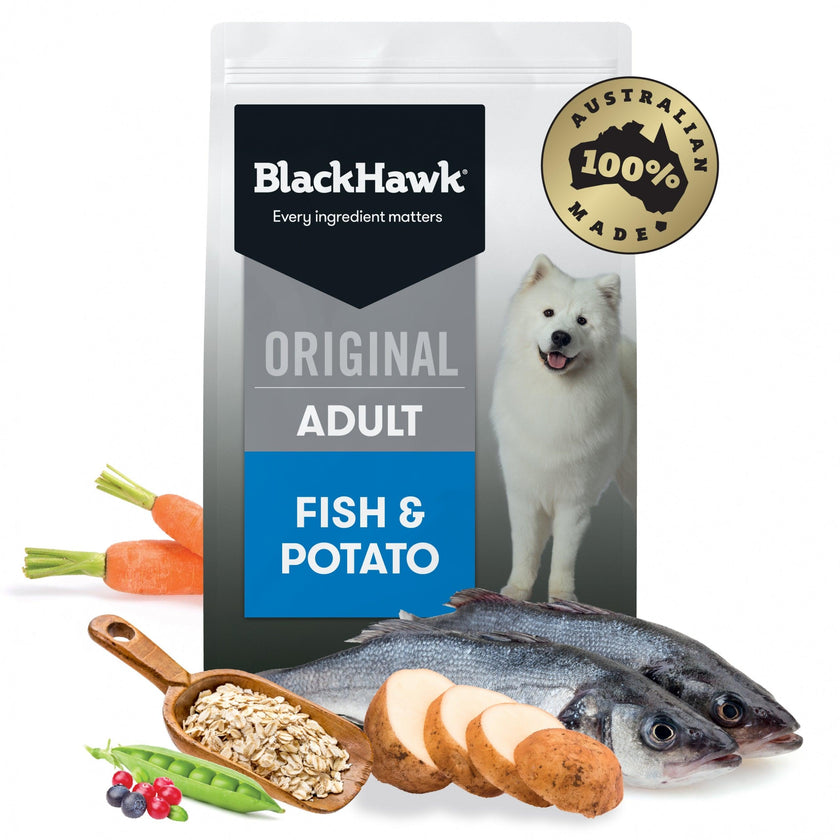 Black Hawk – Adult Dog – Fish & Potato - The Pet Standard