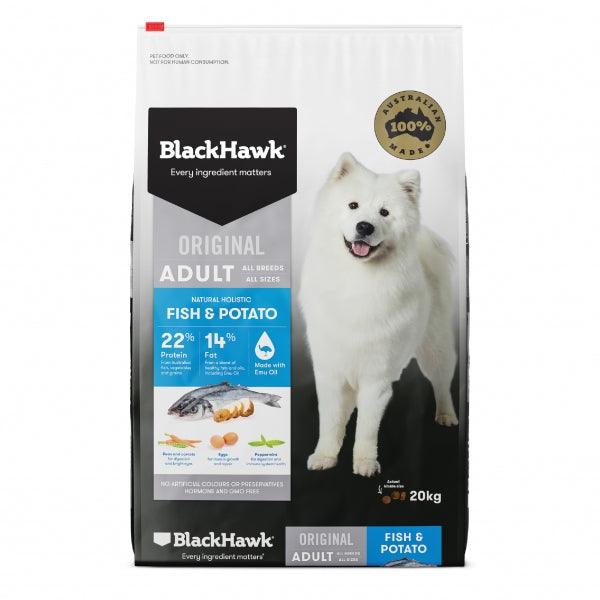 Black Hawk – Adult Dog – Fish & Potato - The Pet Standard