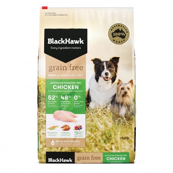 Black Hawk – Adult Dog – GRAIN FREE – Chicken - The Pet Standard