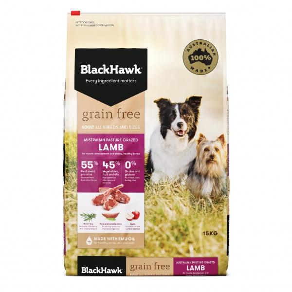 Black Hawk – Adult Dog – GRAIN FREE – Lamb - The Pet Standard