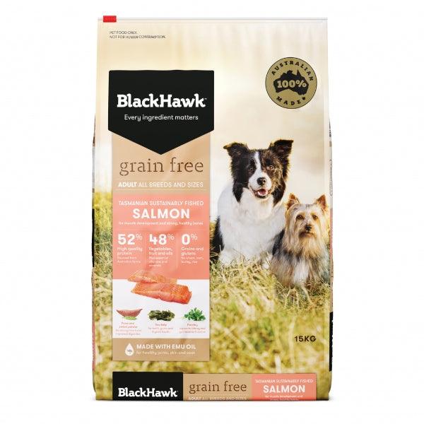 Black Hawk – Adult Dog – GRAIN FREE – Salmon - The Pet Standard